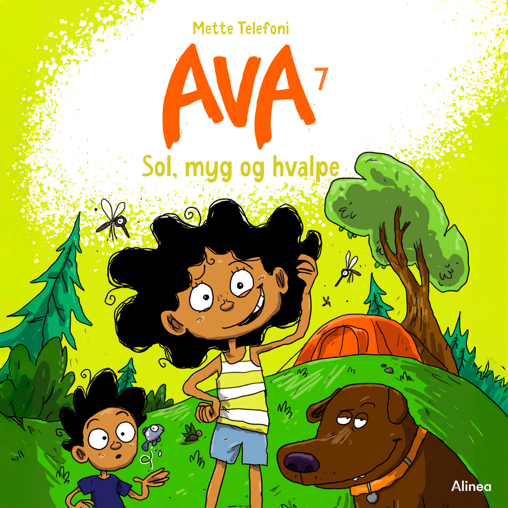 Ava 7, Sol, myg og hvalpe, Blå Læseklub