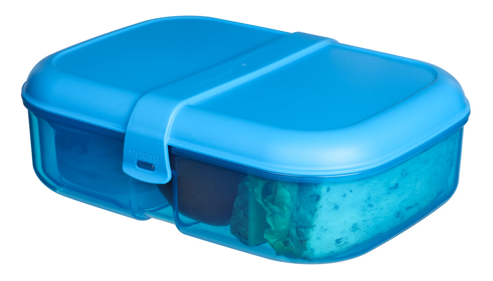 Madkasse Sistema Ribbon Lunch blå 1,1L
