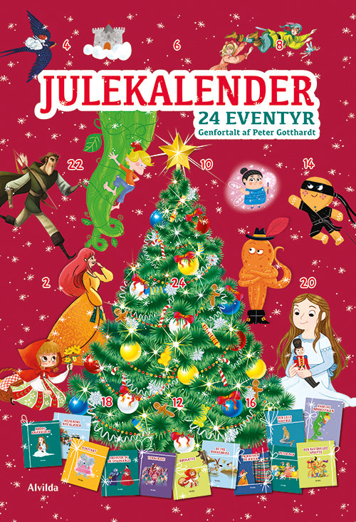 D1 Eventyr julekalender - med 24 billedbøger