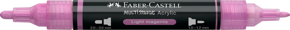 Multimarker Akryl Faber Castell SP 119 Lightmagenta m. 2 spids