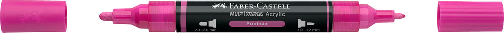 Multimarker Akryl Faber Castell SP 125 Fuchsia m. 2 spids