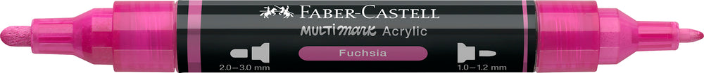 Multimarker Akryl Faber Castell SP 125 Fuchsia m. 2 spids