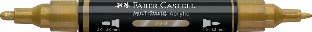Multimarker Akryl Faber Castell SP 250 Gold m. 2 spids