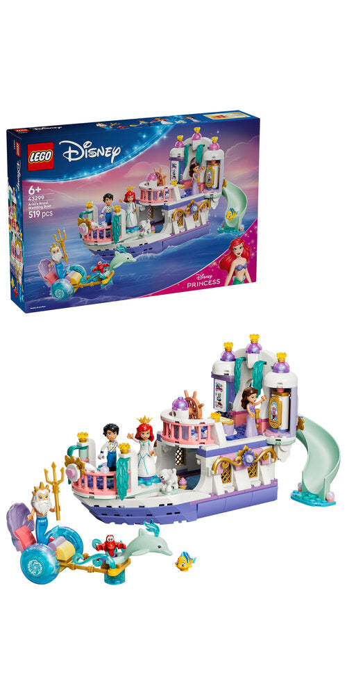 LEGO DISNEY 43299 Ariels royale bryllupsbåd