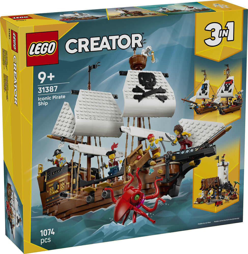 LEGO Creator 31387 Ikonisk piratskib