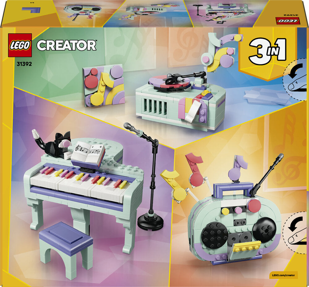 LEGO Creator 31392 Musikpynt: Klaver med kat