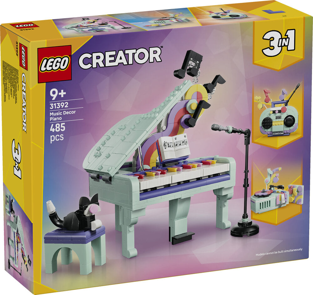 LEGO Creator 31392 Musikpynt: Klaver med kat