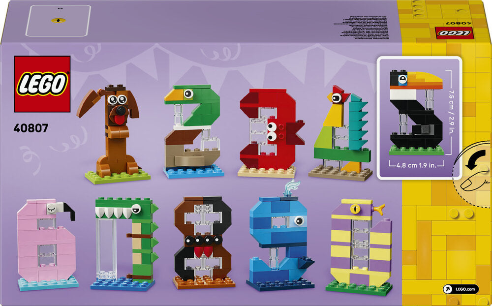 LEGO Seasons and Occasions 40807 Fødselsdagstal