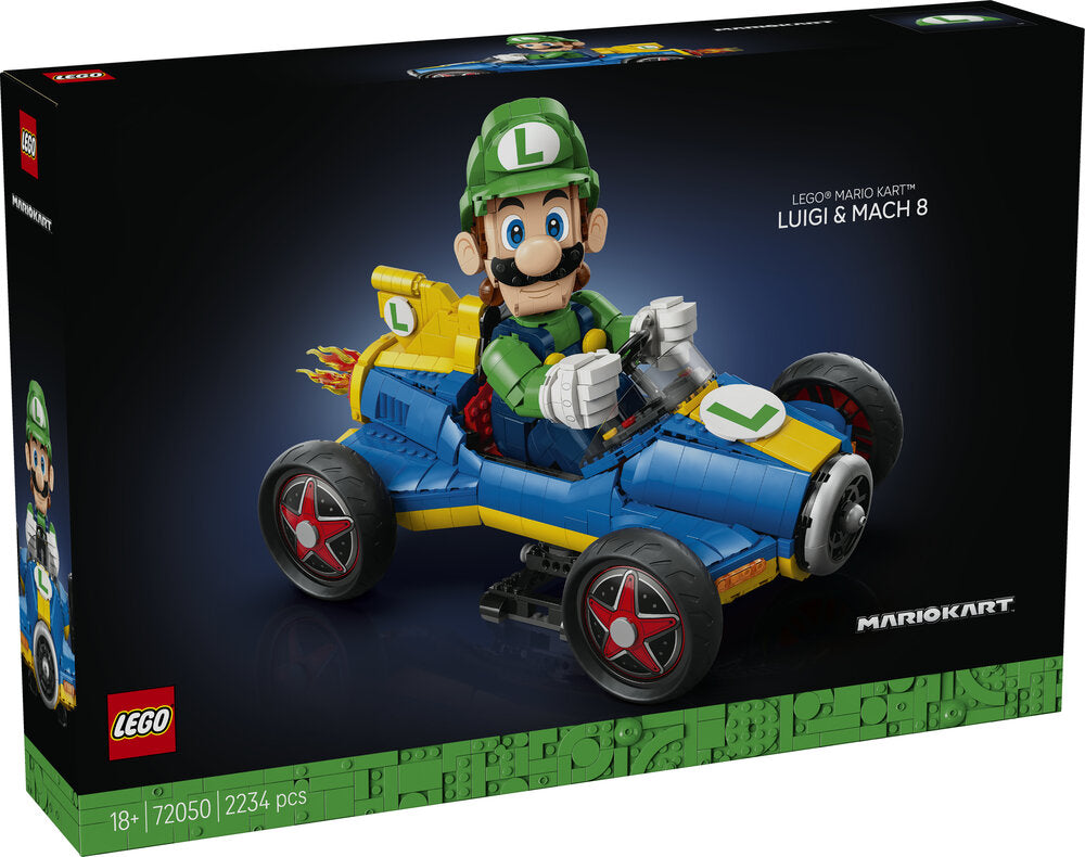 LEGO Super Mario 72050 Mario Kart™ – Luigi og Mach 8