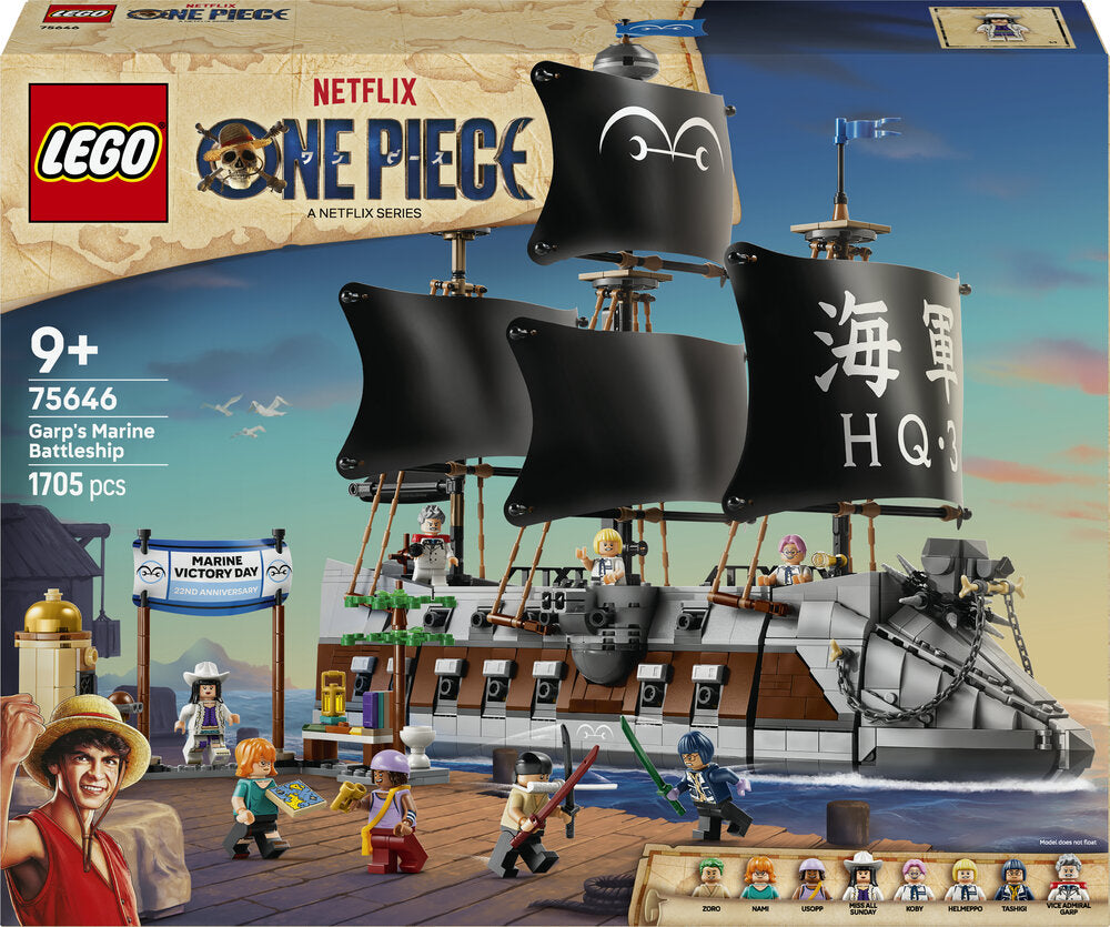 LEGO ONE PIECE 75646 Garps Marine-slagskib