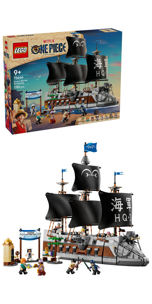 LEGO ONE PIECE 75646 Garps Marine-slagskib