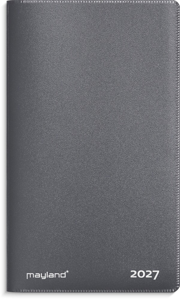Index planner mini 2027 pp mørk grå Mayland 8 x 13 cm