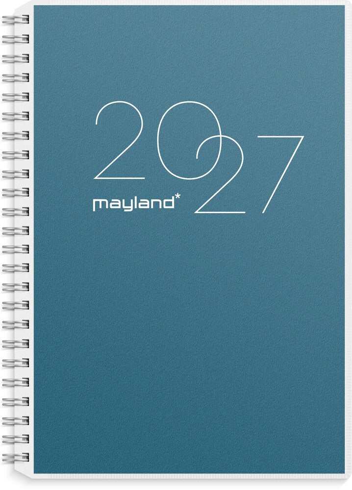Spiralkalender international 2027 uge A5 m/4 illu Mayland
