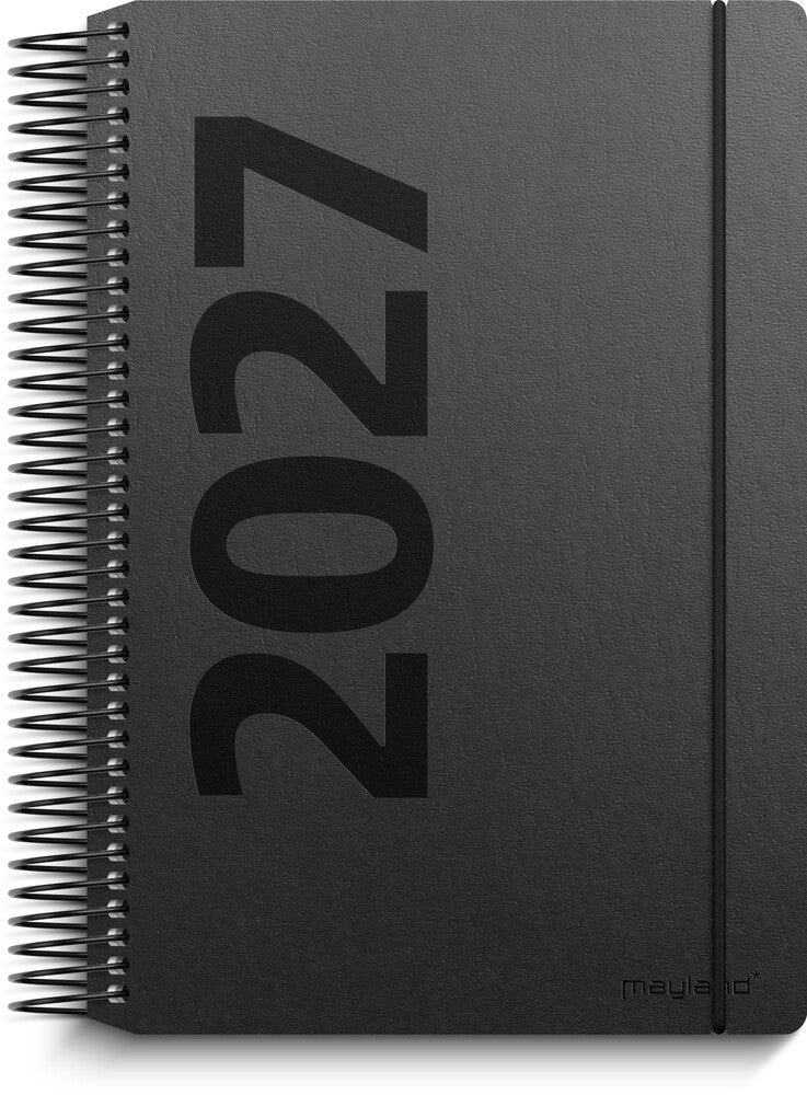 Spiralkalender 2027 dag matsort Mayland 11,7 x 17,1 cm