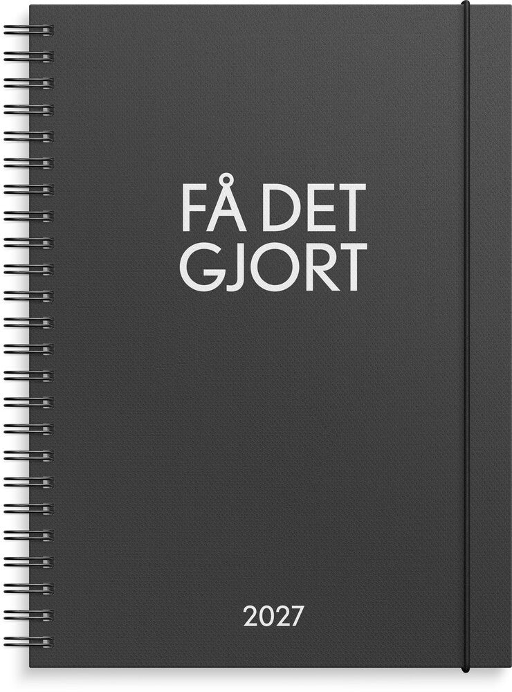 Ugekalender 2027 få det gjort A5 pp m/illu Mayland 14,8x21cm