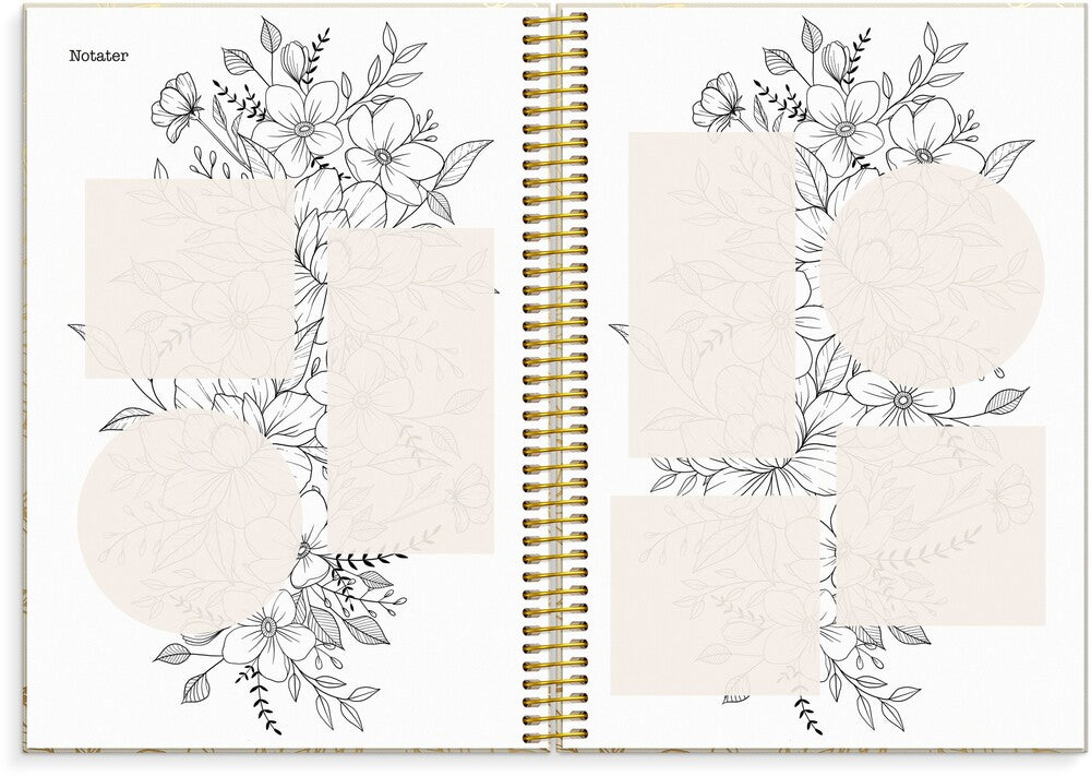 Life planner 2027 bloom uge A5 Mayland