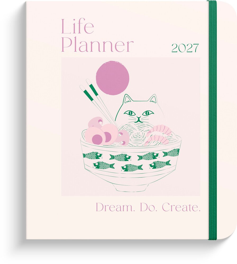 Kalender 2027 life planner Japan style Mayland engelsk