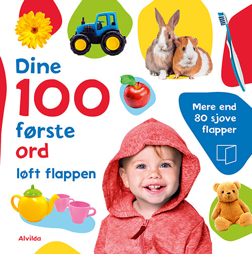 D1 Dine 100 første ord - Løft flappen - Mere end 80 sjove flapper