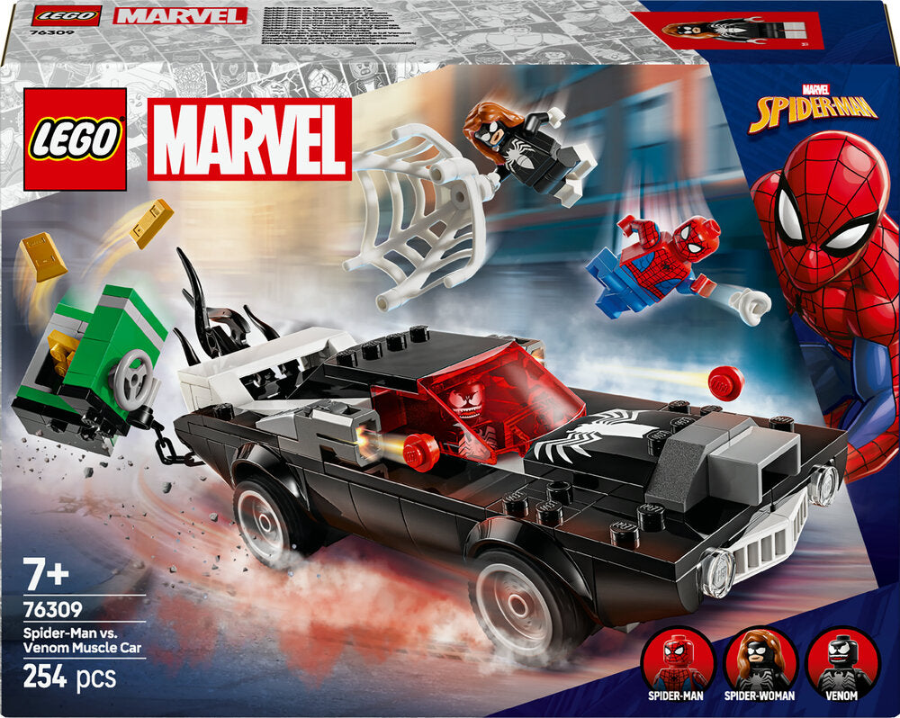 D3 76309 LEGO Super Heroes Marvel Spider-Man mod Venom-muskelbil