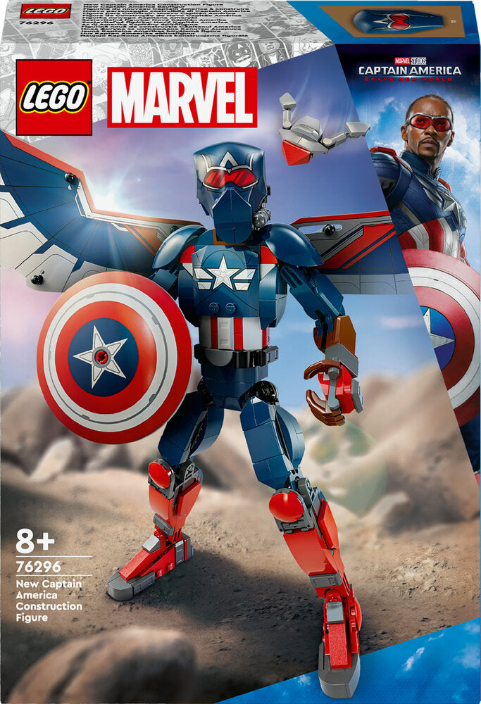 D2 76296 LEGO Super Heroes Marvel Byg selv-figur af den nye Captain America