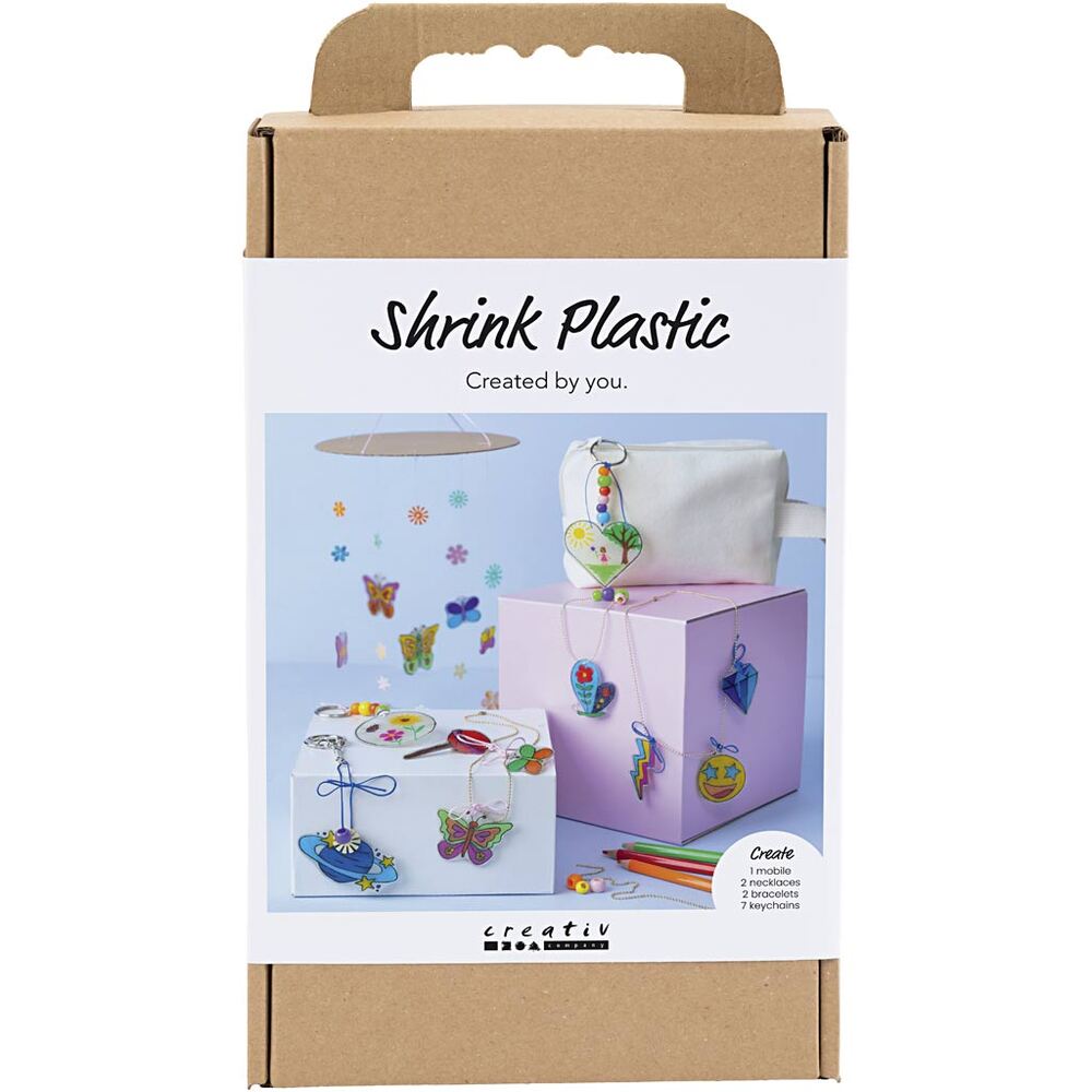 Krympeplast DIY Kit sommerfugleUro, smykker, nøgleringe