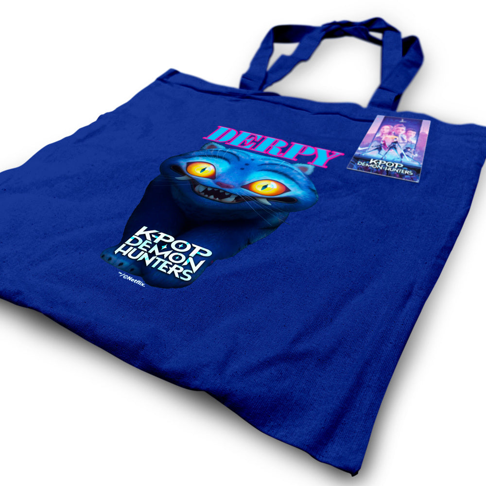 K-Pop Demon Hunters Derpy tote bag navy blå