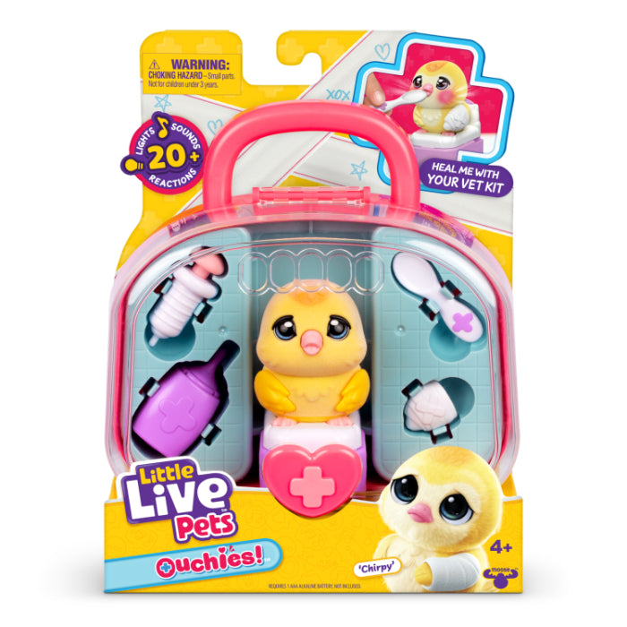 Little Live Pets ouchies vet kit chirpy