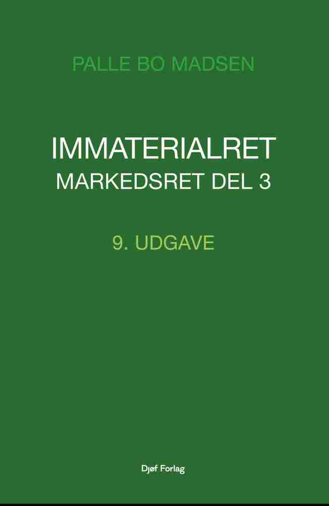 Immaterialret - Markedsret - Del 3