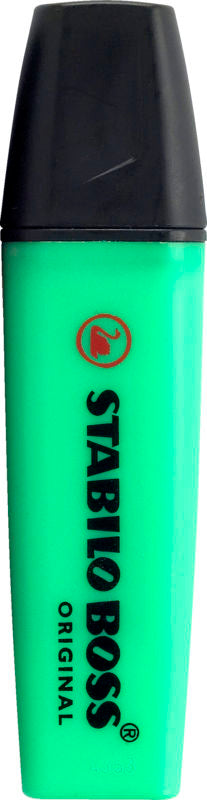 D2 Tekstmarker Stabilo boss grøn 33