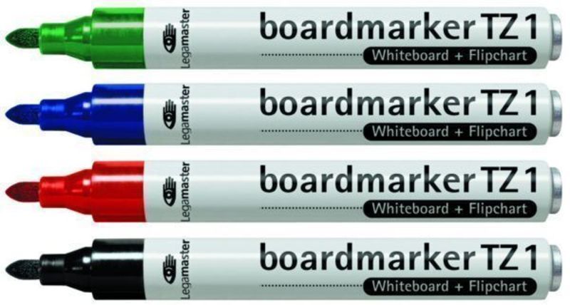 Wb marker legamaster tz1 sæt a 4 stk