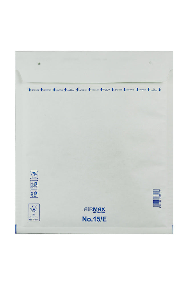 Boblekonvolut propac w5 hvid 240 x 275 mm 75 gram