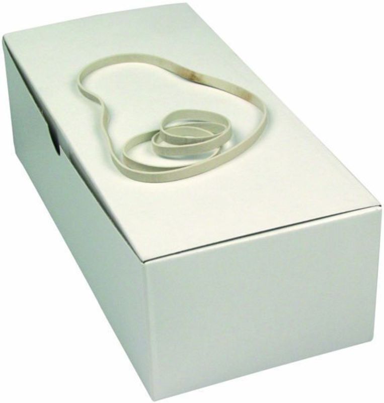 Gummibånd hvid 180x5mm 500gr.