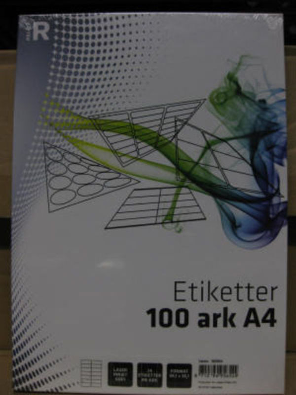 Etiket Relief 99,1 x 38,1 mm 100 ark