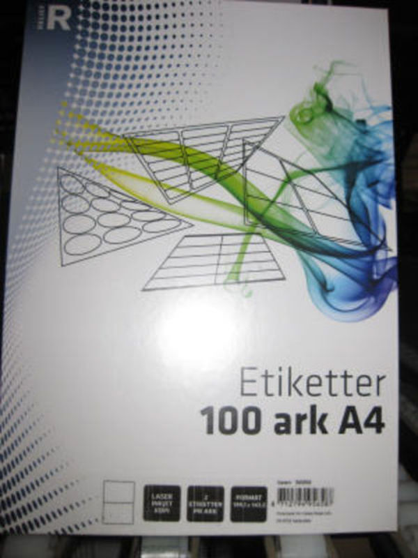 Etiket Relief 199,6 x 143,5 mm 100 ark