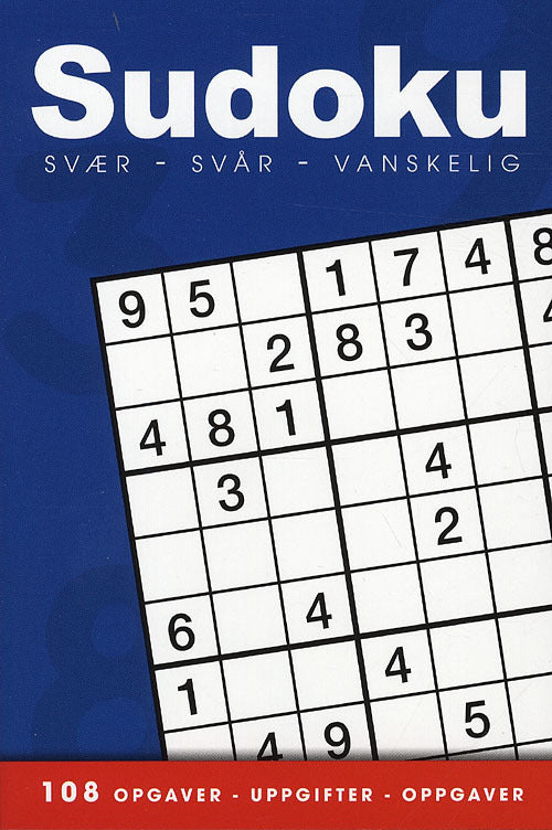 Sudoku - svær