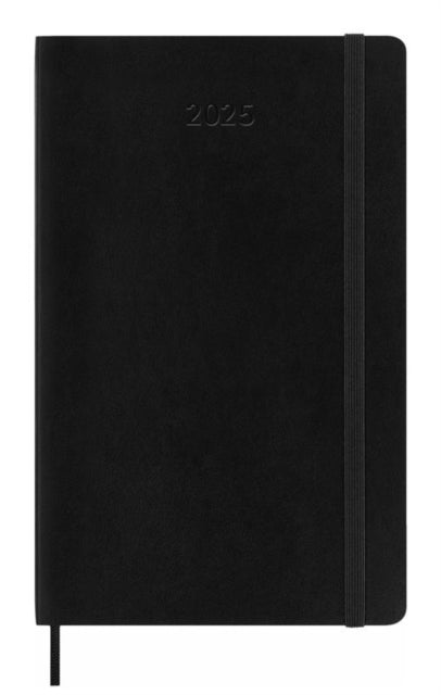 Moleskine 2025 12-Month Weekly Large Softcover Notebook Black