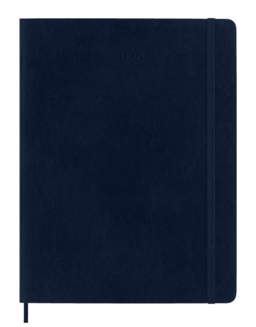 Moleskine 2025 12-Month Weekly Xl Softcover Notebook Sapphire Blue