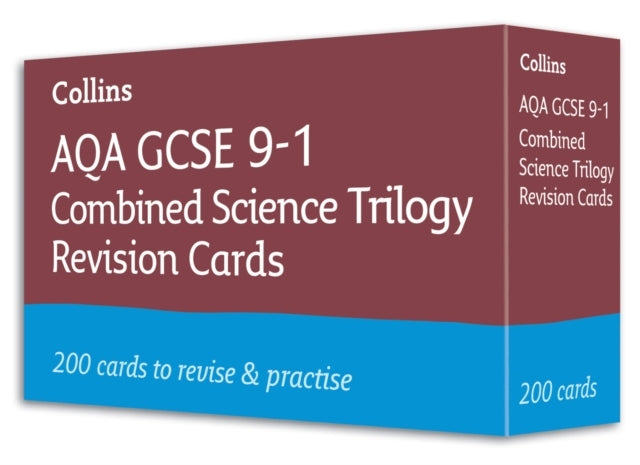 Aqa Gcse 9-1 Combined Science Revision Cards Biology, Chemistry & Physics Ideal For The 2025 and 2026 Exams