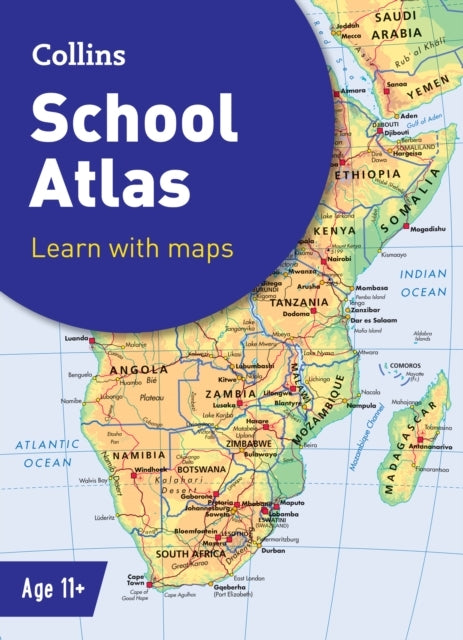 Collins School Atlas Ideal For Learning At School and At Hom