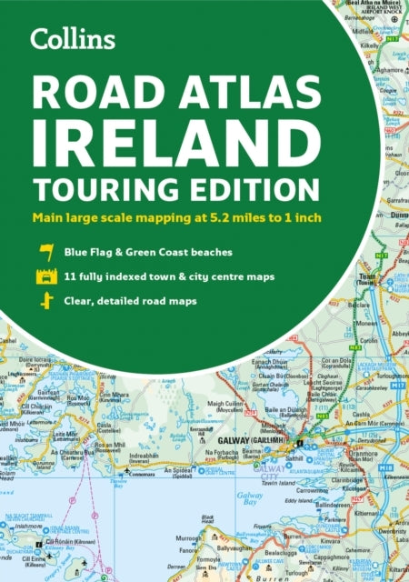 Road Atlas Ireland Touring Edition A4 Paperback
