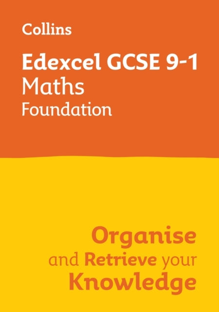 Edexcel Gcse 9-1 Maths Foundation Organise And Retrieve Your