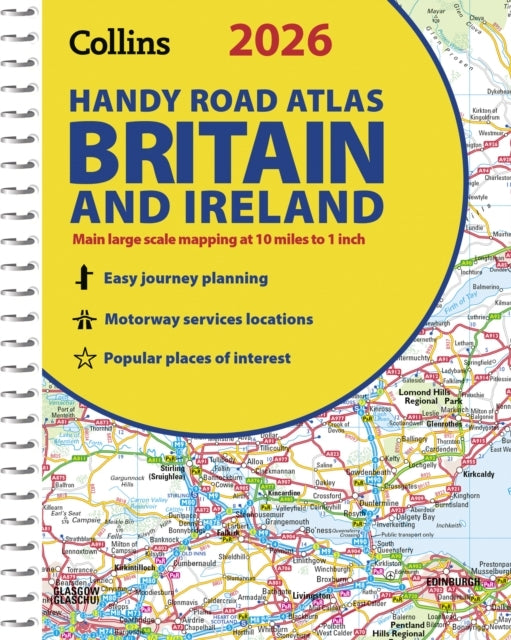 2026 Collins Handy Road Atlas Britain and Ireland