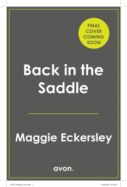 Back in the Saddle