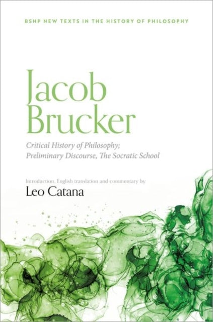 Jacob Brucker, Critical History Of Philosophy: Preliminary D