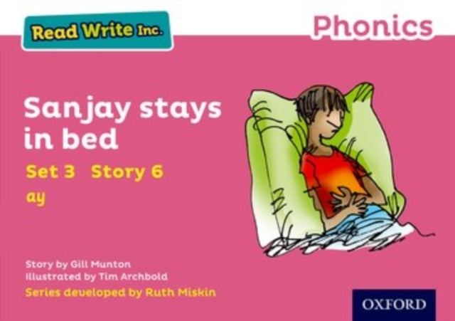 Read Write Inc. Phonics: Sanjay Stays In Bed Pink Set 3 Stor