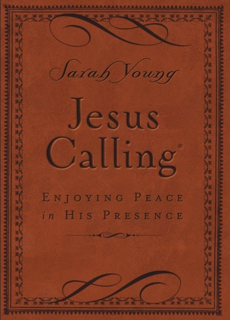 Jesus Calling, Small Brown Leathersoft, With Scripture Refer