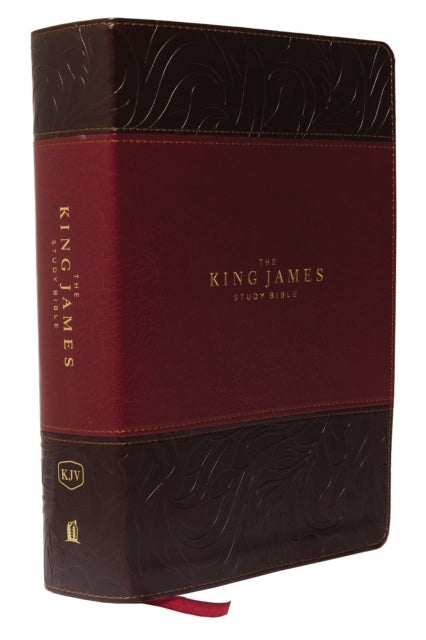 Kjv, the King James Study Bible, Leathersoft, Burgundy, Red