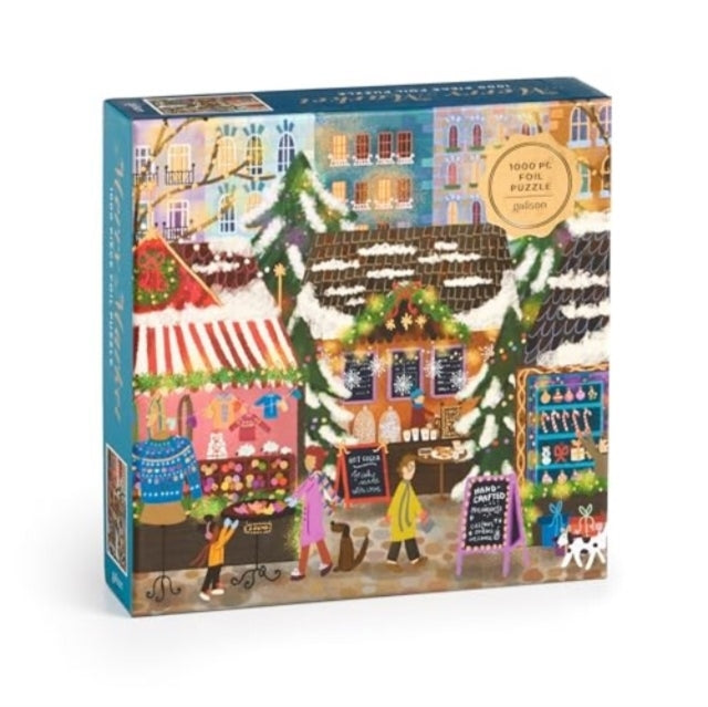 Joy Laforme Merry Market 1000 Piece Foil Puzzle In A Square
