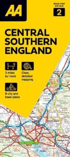 AA Road Map Britain 2: Central Southern England
