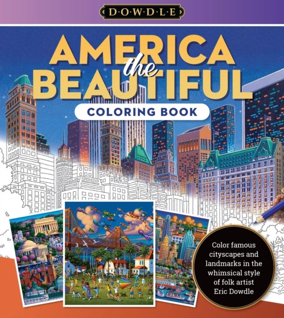 Eric Dowdle Coloring Book: America The Beautiful Color Famou